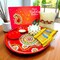 Rakhi Gift Hamper Rakhi for Brother Gift Set - Rakhi Set of 1 with Puja Thali Roli Chawal Candle Holder Sweets Greeting Card - Raksha Bandhan Bracelet Rakhi for Bhai